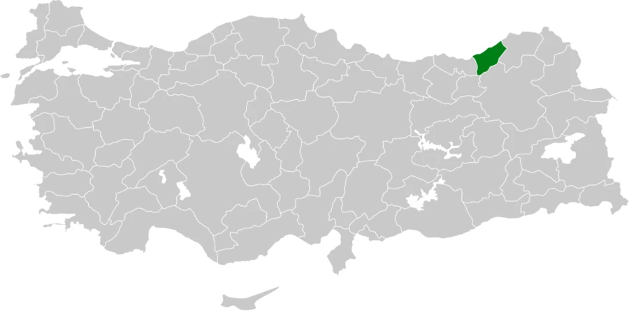 Çekirge kamışçını Türkiye dağılım haritası