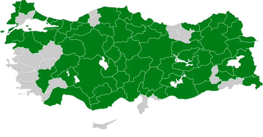 Ekin kargası Türkiye dağılım haritası