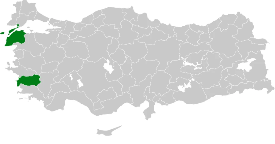 Fırtınakırlangıcı Türkiye dağılım haritası