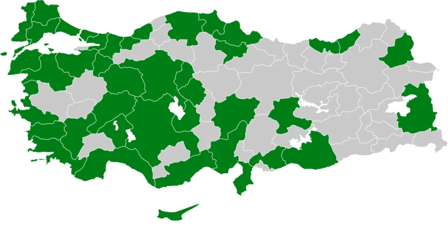Akdeniz Martısı Türkiye dağılım haritası