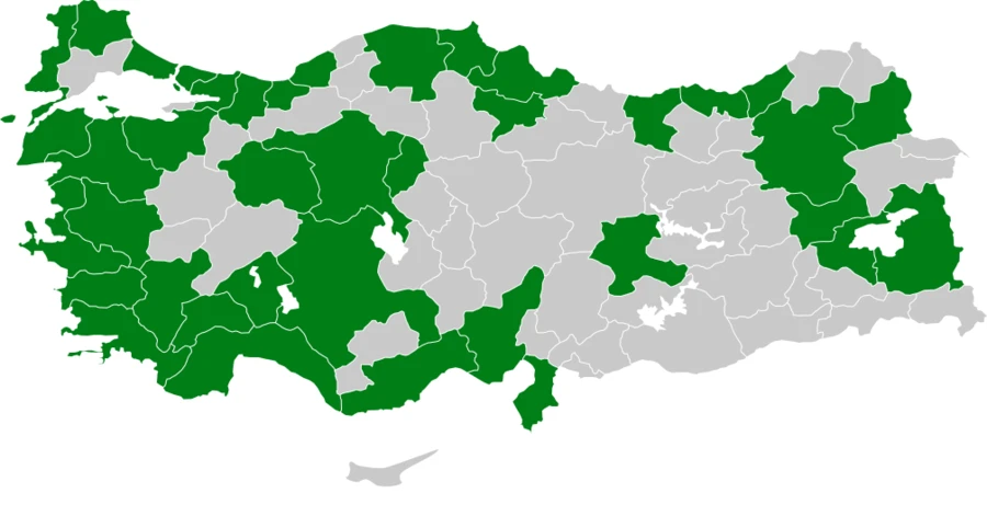 Hazar Martısı Türkiye dağılım haritası