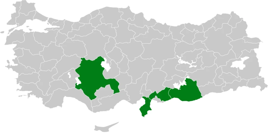 İbibik Toygarı Türkiye dağılım haritası