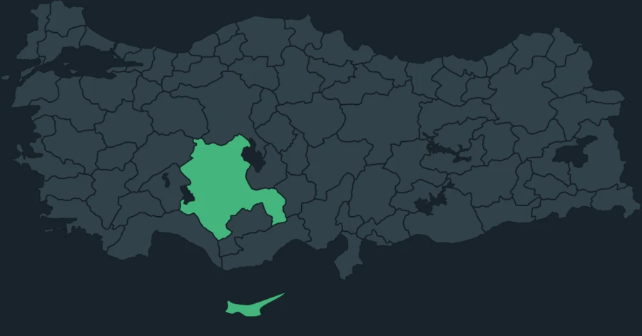 Mavikuyruklu bülbül Türkiye dağılım haritası