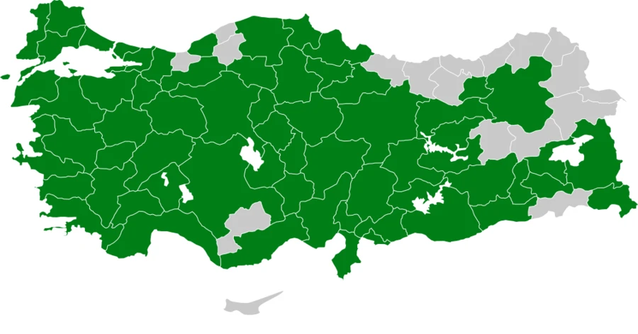Alaca Ağaçkakan Türkiye dağılım haritası