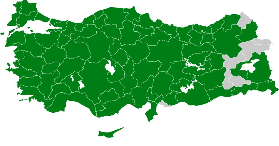 Alakarga Türkiye dağılım haritası