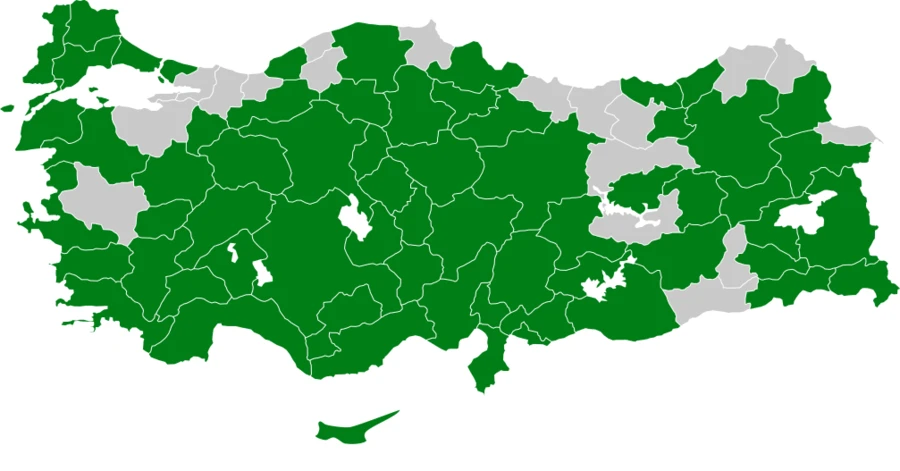Boğmaklı Toygar Türkiye dağılım haritası