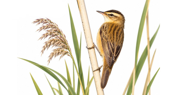 Kındıra kamışçını - Acrocephalus schoenobaenus kuş görseli